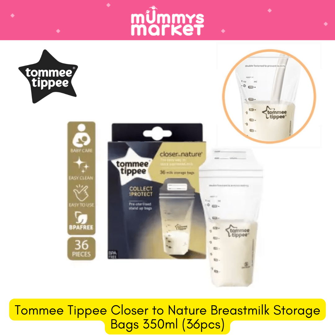 Tommee Tippee Closer to Nature Breastmilk Storage Bags 350ml, 36pcs